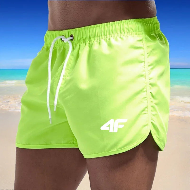 New men's fitness beach summer gym sportswear men's breathable sportswear loose casual jogging shorts