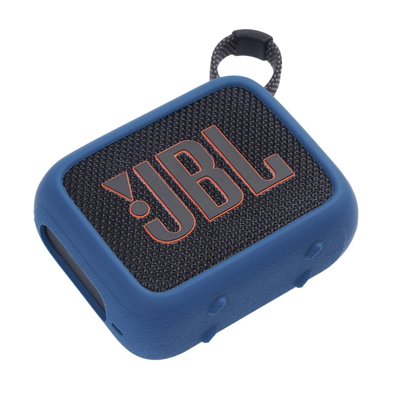 ZOPRORE Silicone Cover Case for JBL GO 4 Portable Bluetooth Speaker, Protective Carrying Case for JBL Go4 Speaker