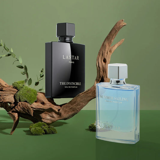 LASTAR men perfume set, 100ml/3.38fl oz, sandalwood & cedar, long-lasting fragrance. Christmas/New Year gifts. Daily use.