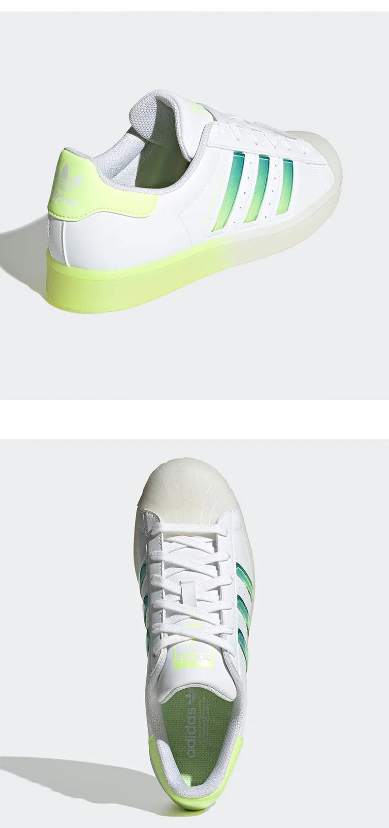 Adidas genuine genuine Women's Low-Top Three Stripes Shell Toe Sports Casual Shoes GW4909