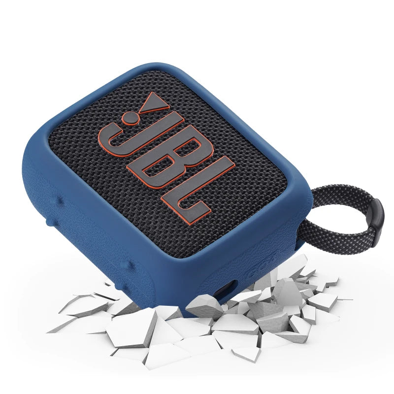 ZOPRORE Silicone Cover Case for JBL GO 4 Portable Bluetooth Speaker, Protective Carrying Case for JBL Go4 Speaker