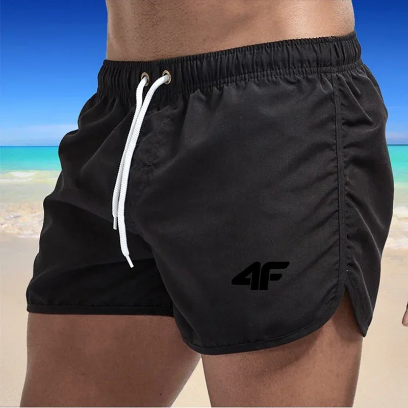 New men's fitness beach summer gym sportswear men's breathable sportswear loose casual jogging shorts