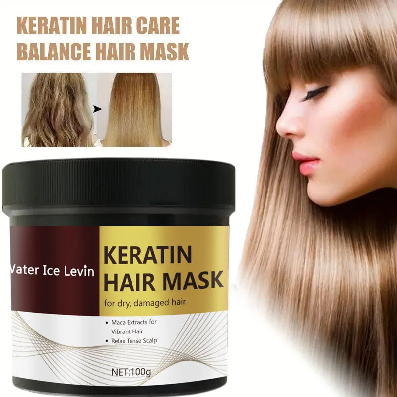 Magical Keratin Hair Mask 5 Seconds Fast Repair Damaged Frizzy Hair Soft Smooth Shiny Straightening Deep Moisturizing Hair Care