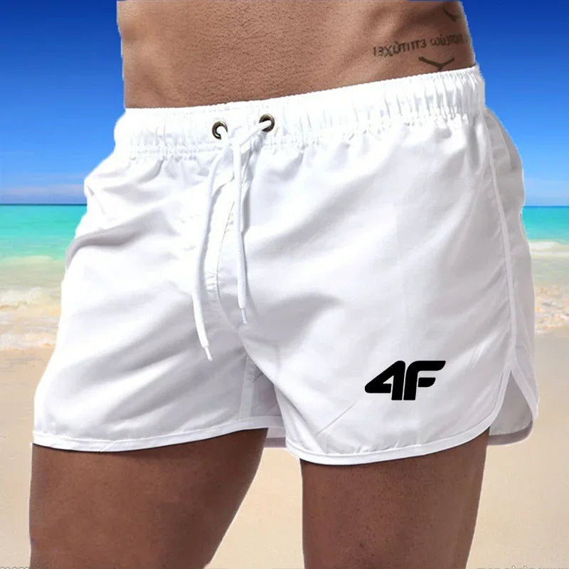 New men's fitness beach summer gym sportswear men's breathable sportswear loose casual jogging shorts