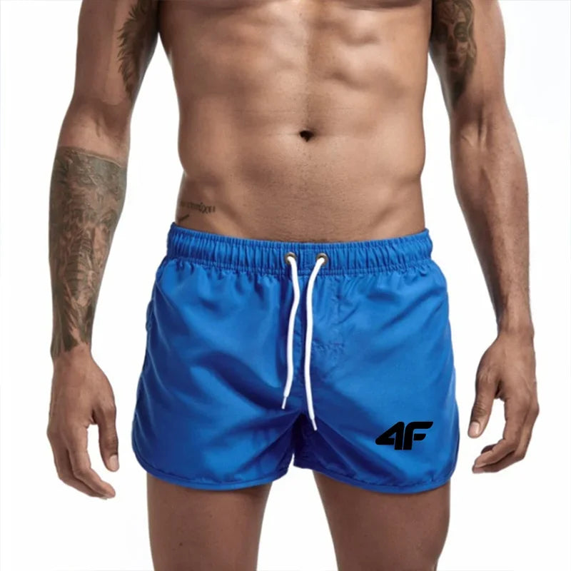 New men's fitness beach summer gym sportswear men's breathable sportswear loose casual jogging shorts