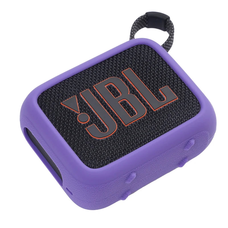 ZOPRORE Silicone Cover Case for JBL GO 4 Portable Bluetooth Speaker, Protective Carrying Case for JBL Go4 Speaker