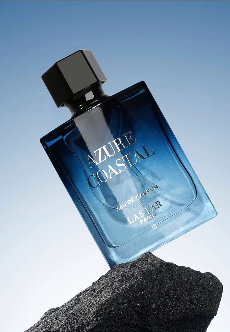 LASTAR men perfume, Two bottles Totaling 100ml/3.38fl.oz, Musk, Long-Lasting Fragrance, Christmas/New Year Gifts