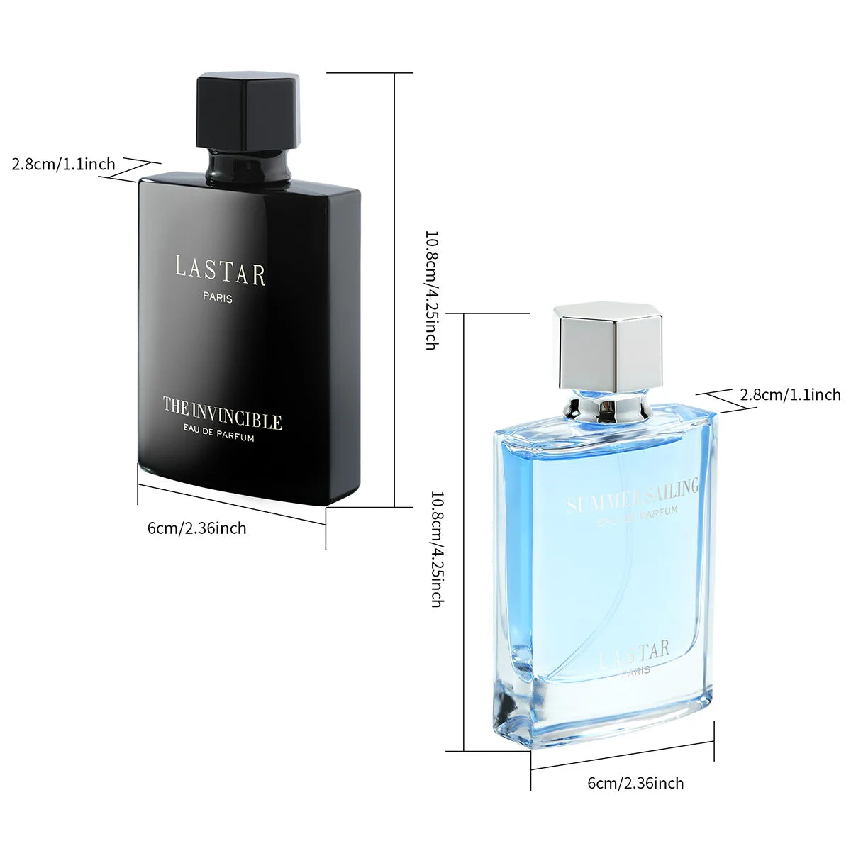 LASTAR men perfume set, 100ml/3.38fl oz, sandalwood & cedar, long-lasting fragrance. Christmas/New Year gifts. Daily use.