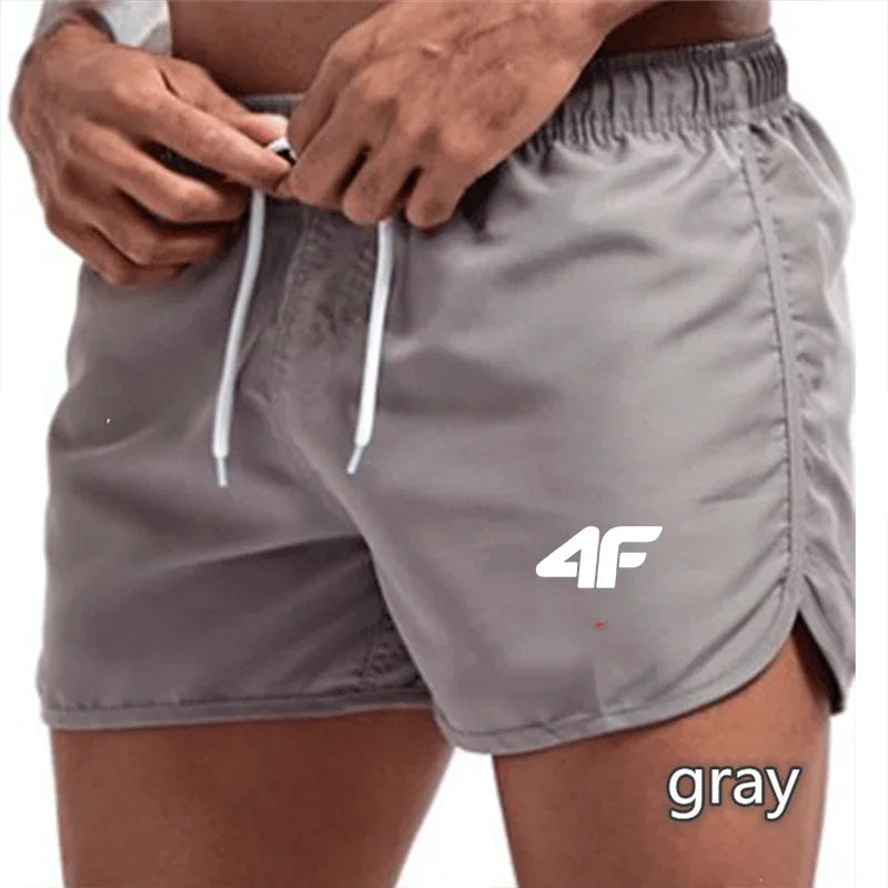 New men's fitness beach summer gym sportswear men's breathable sportswear loose casual jogging shorts