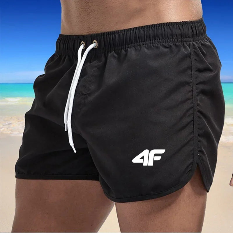 New men's fitness beach summer gym sportswear men's breathable sportswear loose casual jogging shorts