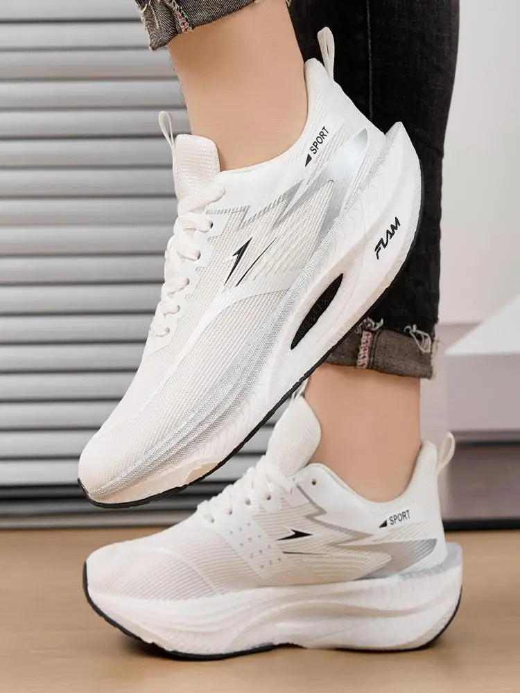 Men Sports Running Shoes Casual Marathon Breathable Lightweight Women's Comfortable Athletic Nonskid Walking Sneakers Outdoors