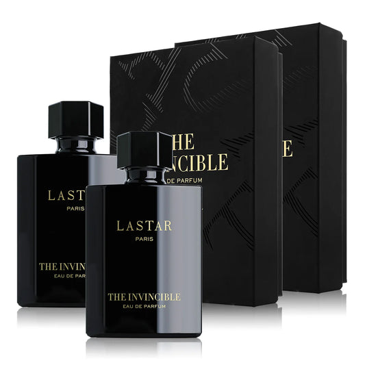 LASTAR Men's Perfume, Musk, Two bottles Totaling 100ml/3.38fl oz. Long-Lasting Fragrance, Christmas Gift