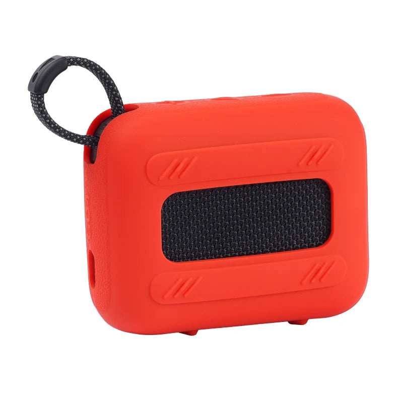 ZOPRORE Silicone Cover Case for JBL GO 4 Portable Bluetooth Speaker, Protective Carrying Case for JBL Go4 Speaker