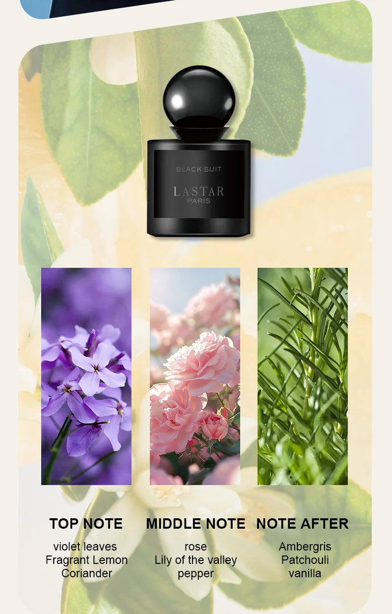 LASTAR Men's Perfume, Ambergris & Patchouli, Long-Lasting Fragrance,1.01fl oz/30ml, Christmas/New Year Gifts.For use on Dates