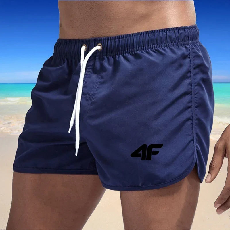 New men's fitness beach summer gym sportswear men's breathable sportswear loose casual jogging shorts