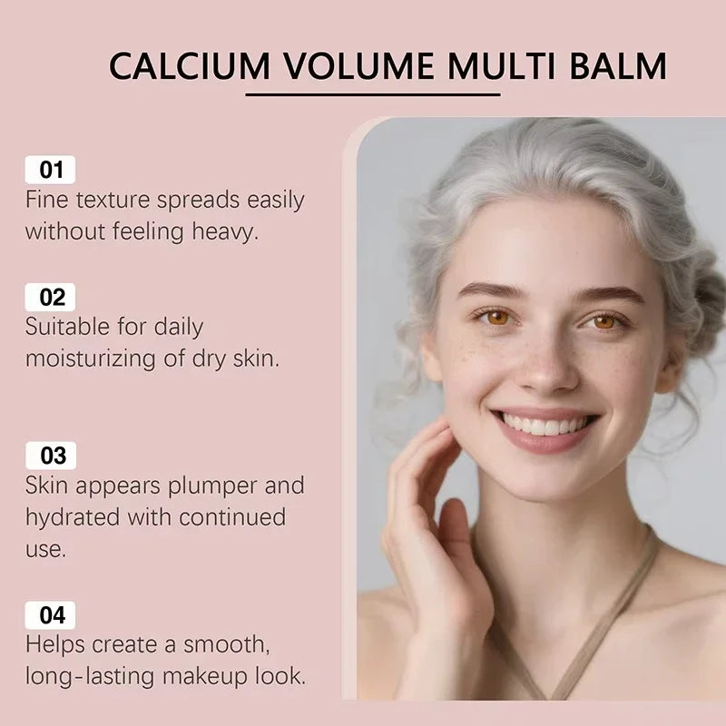 lyp318 Volume Multi Balm Korean Skincare Stick Face&Eye Cream,Collagen Deep Moisturizing Anti-Wrinkle,Suitable Pre Makeup