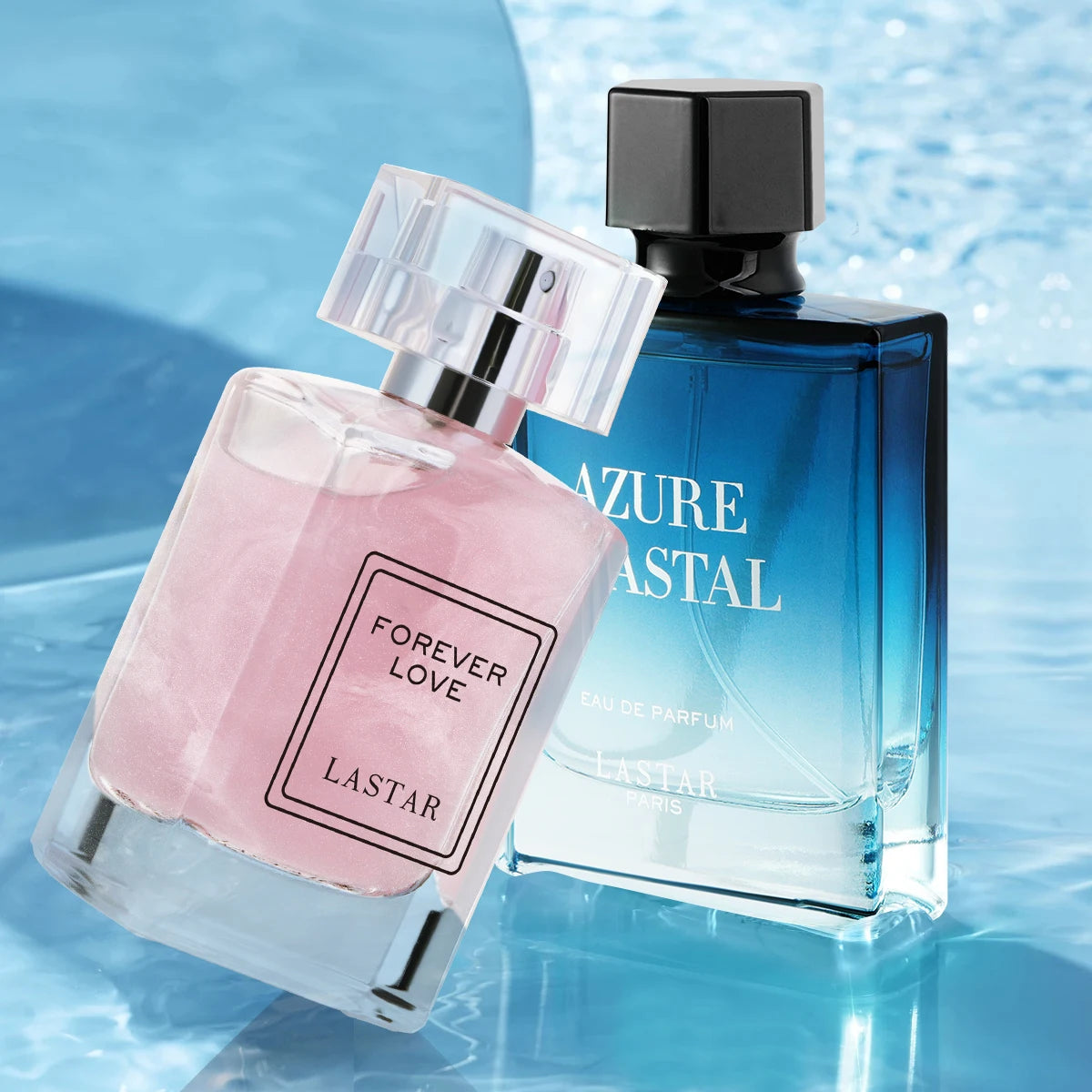 LASTAR Men's/Women's Perfume Set, 100ml/3.38fl oz, Jasmine & Cedar, long-lasting fragrance. Christmas/New Year gifts