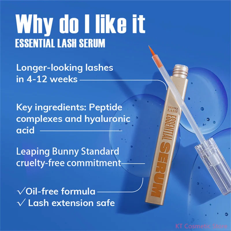 Fast Eyelash Growth Serum Natural Eyelashes Enhancer Longer Thicker Eyebrows Lift Essence Fuller Lashes Eye Care Korean Cosmetic