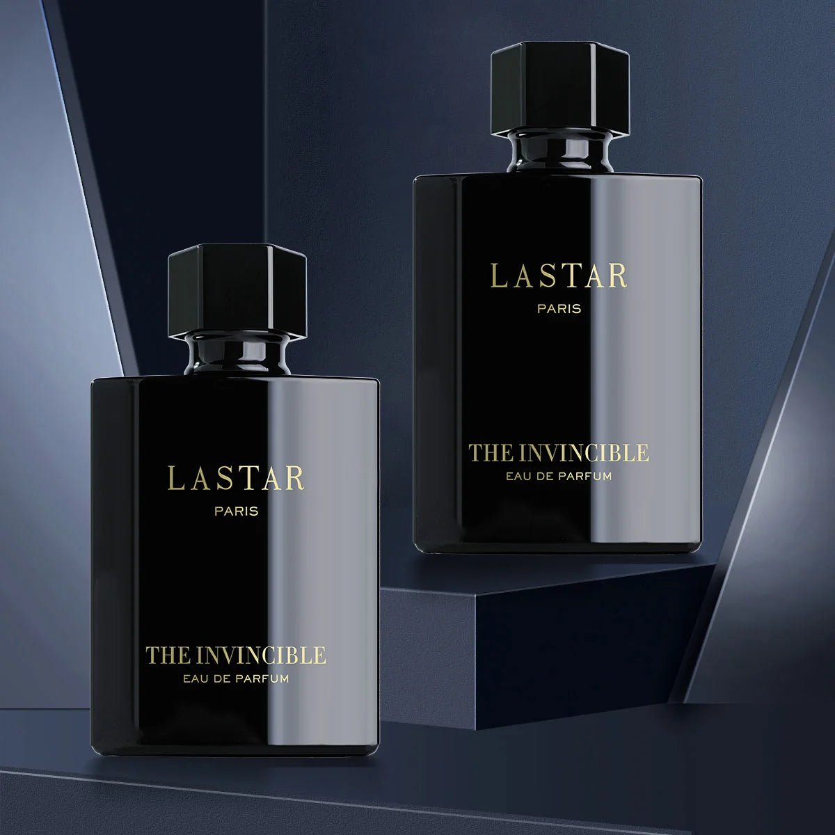 LASTAR Men's Perfume, Musk, Two bottles Totaling 100ml/3.38fl oz. Long-Lasting Fragrance, Christmas Gift