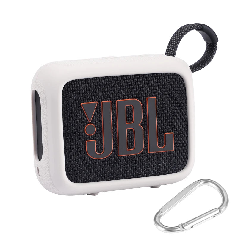 ZOPRORE Silicone Cover Case for JBL GO 4 Portable Bluetooth Speaker, Protective Carrying Case for JBL Go4 Speaker