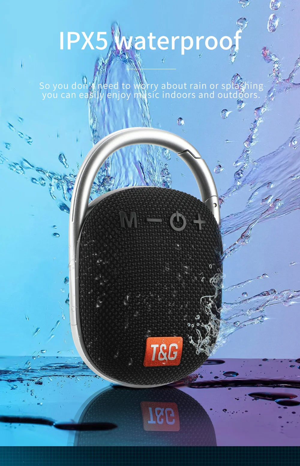 Portable Mini Bluetooth Speaker Sound Box Music Wireless Subwoofer Small Woofer Bass PC TV Radio FM Waterproof Caixa De Som Mp3