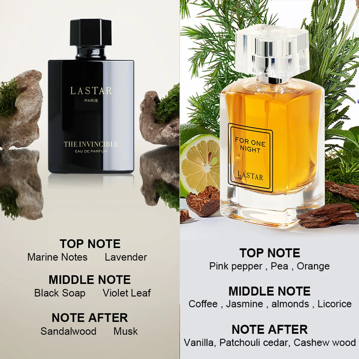 LASTAR Men Perfume , 100ml/3.4fl.oz, hair perfume,Cedar&Musk,Long-Lasting Fragrance, Date Atmosphere,Christmas Gift.