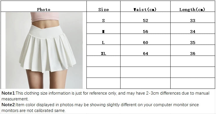 Sports short skirt women summer anti-walk yoga pants running fitness clothes quick dry breathable high waist pleated skirt