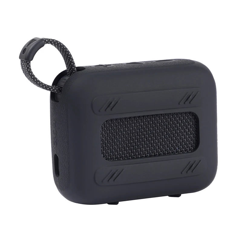 ZOPRORE Silicone Cover Case for JBL GO 4 Portable Bluetooth Speaker, Protective Carrying Case for JBL Go4 Speaker