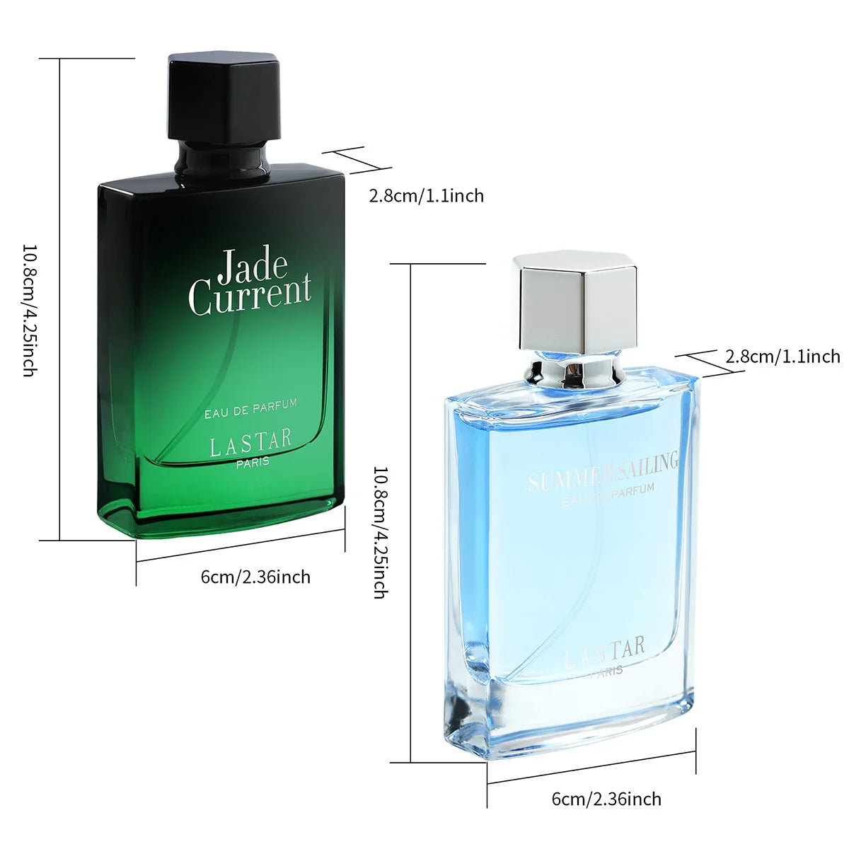 LASTAR Men's Perfume Set, 100ml/3.38fl oz, Grapefruit & Patchouli, long-lasting fragrance. Christmas/New Year gifts