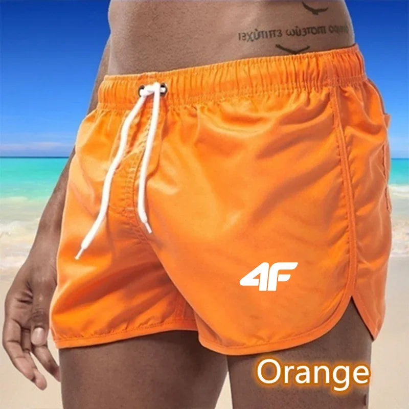 New men's fitness beach summer gym sportswear men's breathable sportswear loose casual jogging shorts