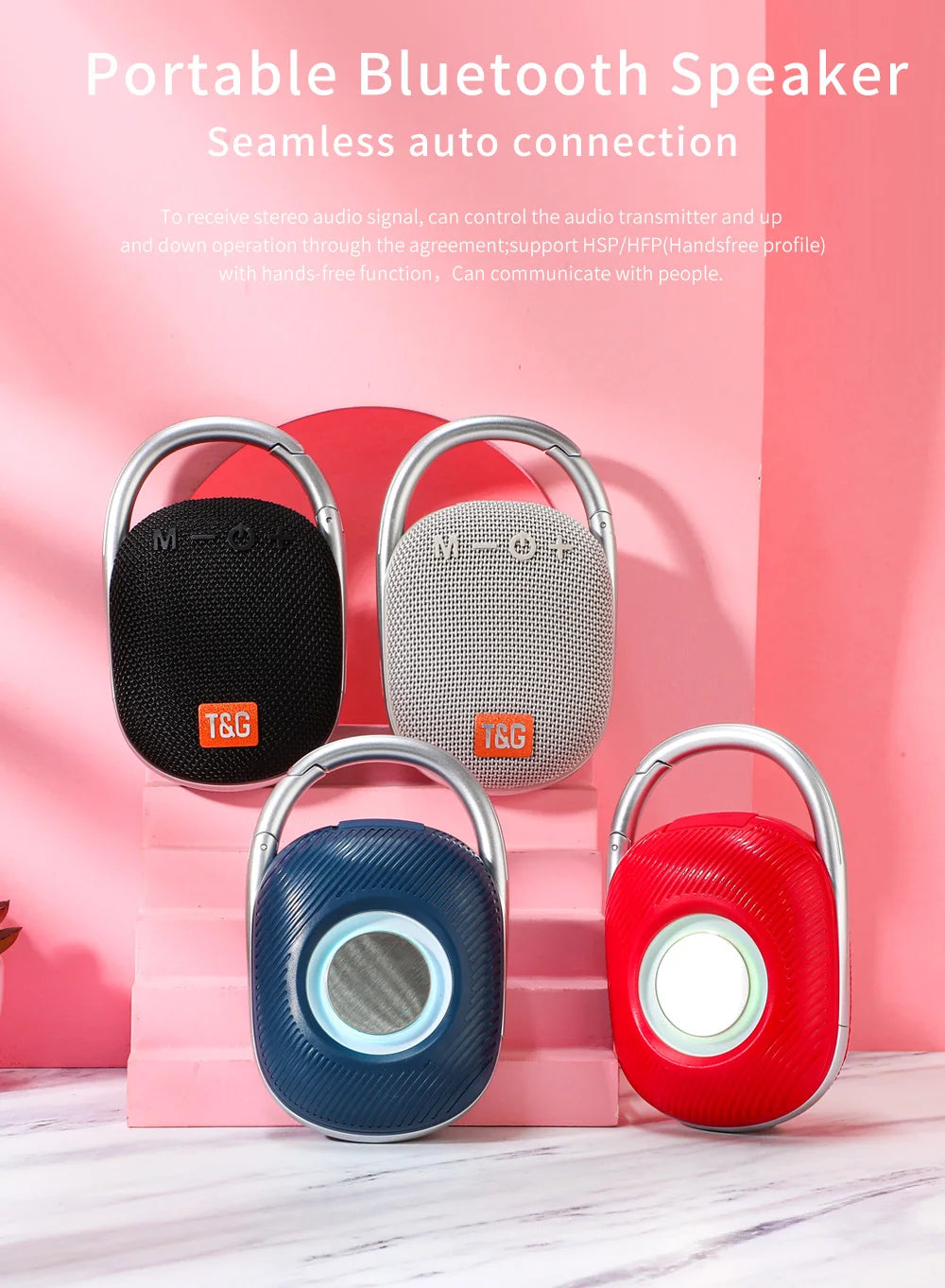 Portable Mini Bluetooth Speaker Sound Box Music Wireless Subwoofer Small Woofer Bass PC TV Radio FM Waterproof Caixa De Som Mp3