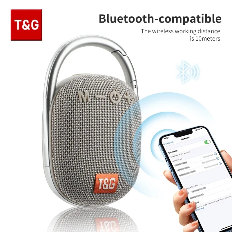 Portable Mini Bluetooth Speaker Sound Box Music Wireless Subwoofer Small Woofer Bass PC TV Radio FM Waterproof Caixa De Som Mp3