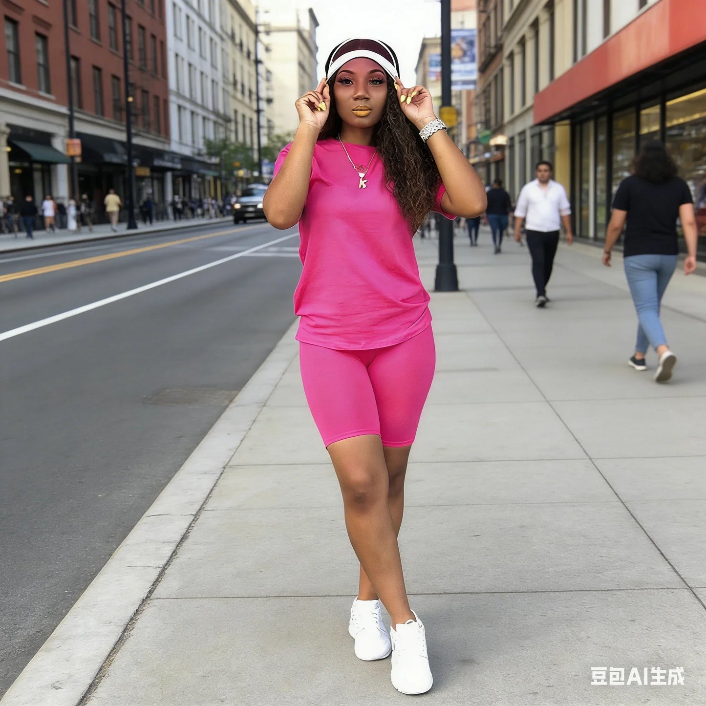 Hot Sales Womens Tracksuit Casual T-shirt Shorts 2 Pcs Set Outdoor Sports Jogging Woman Clothing Summer Street Short Outfits y2k