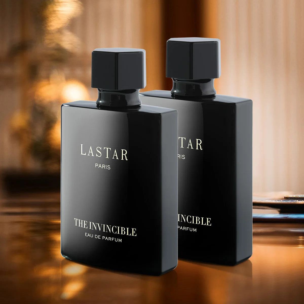LASTAR Men's Perfume, Musk, Two bottles Totaling 100ml/3.38fl oz. Long-Lasting Fragrance, Christmas Gift