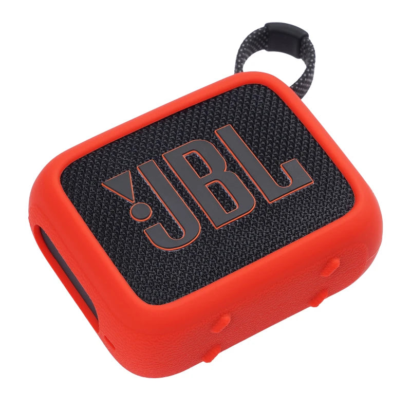 ZOPRORE Silicone Cover Case for JBL GO 4 Portable Bluetooth Speaker, Protective Carrying Case for JBL Go4 Speaker