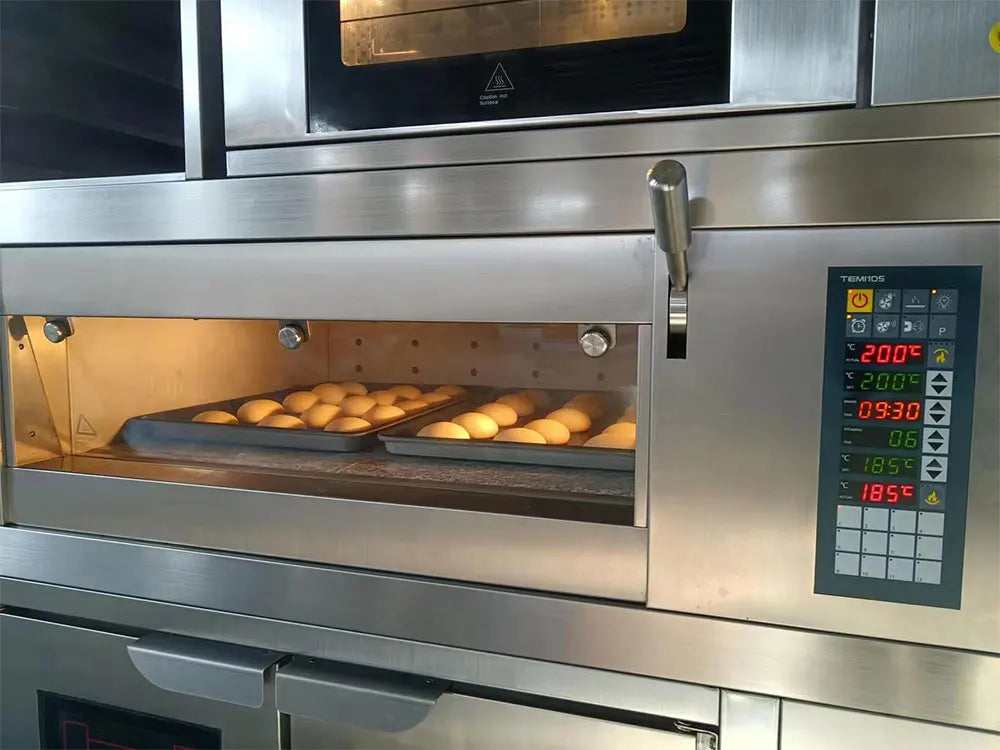 Commercial Electric Gas Automatic Bread Baking Oven Prices / Complete Bakery Equipment Machine For Sale
