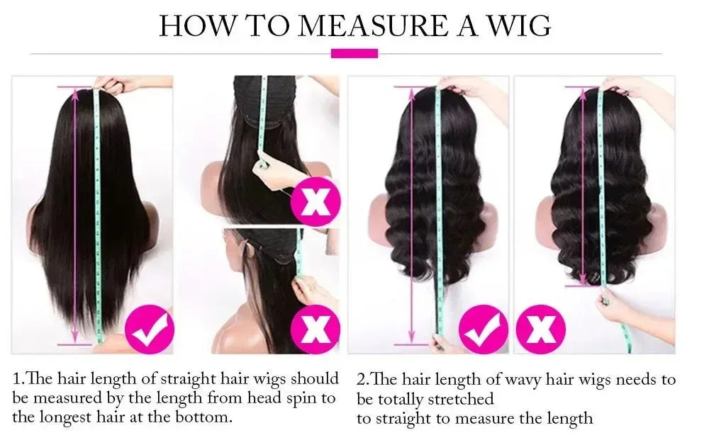 200 Density 13x4 13x6 Full Frontal 360 HD Transparent Lace 40 46 Inch Long Straight 5x5 Closure Human Hair Pre plucked Wigs