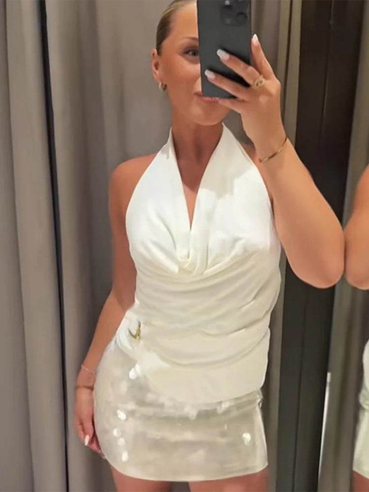 Sexy Sequin Mini Skirt Women Fashion Yellow Party Slim Hip Package Female Skirts 2025 Summer Street Club Bar Shining Lady Skirt