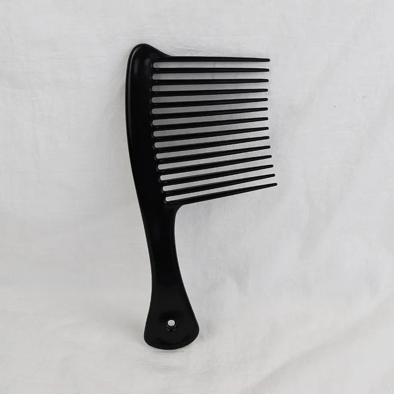 1PC plastic thickened wide and long toothed rake comb professional hair comb black axe hairstyle comb dyeing brush tool comb