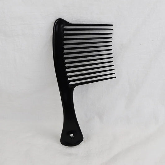 1PC plastic thickened wide and long toothed rake comb professional hair comb black axe hairstyle comb dyeing brush tool comb