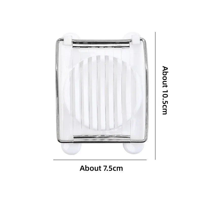 Multifunctional Egg Cutter Stainless Steel Egg Slicer Sectioner Cutter Mold Flower-Shape Luncheon Meat Cutter Kitchen Gadgets