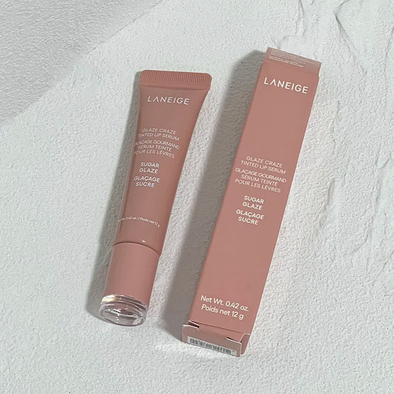 Laneige Donut Lip Balm Moisturizing Mirror Lip Gloss Lip Strawberry Raspberry Chocolate Glaze Smell Lipstick Transparent Lip Oil