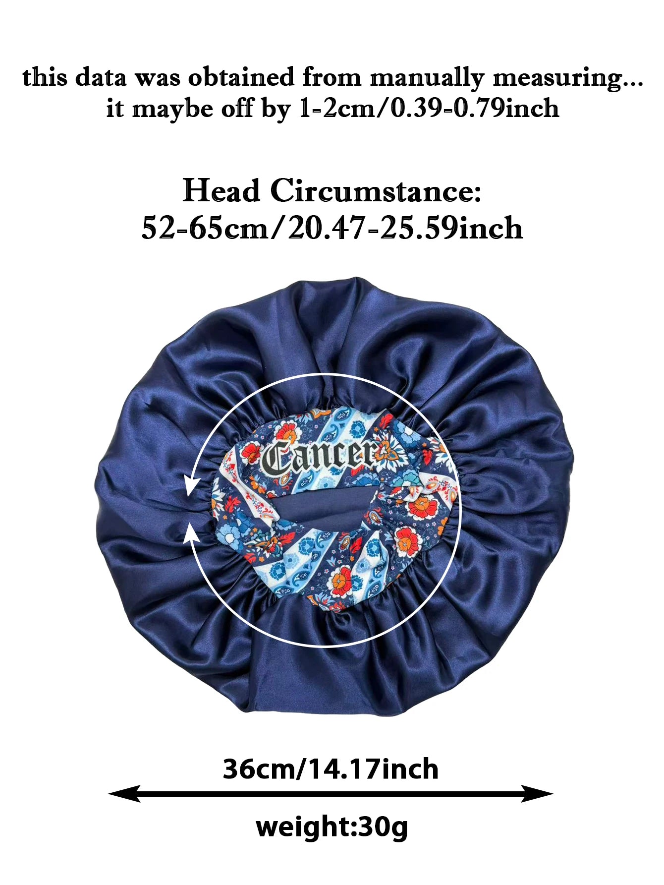 1Pcs Customize Satin Bonnets Head Cover Sleeping Cap Bonnet With Wide Elastic Band Large Silky Night Sleep Cap For Women