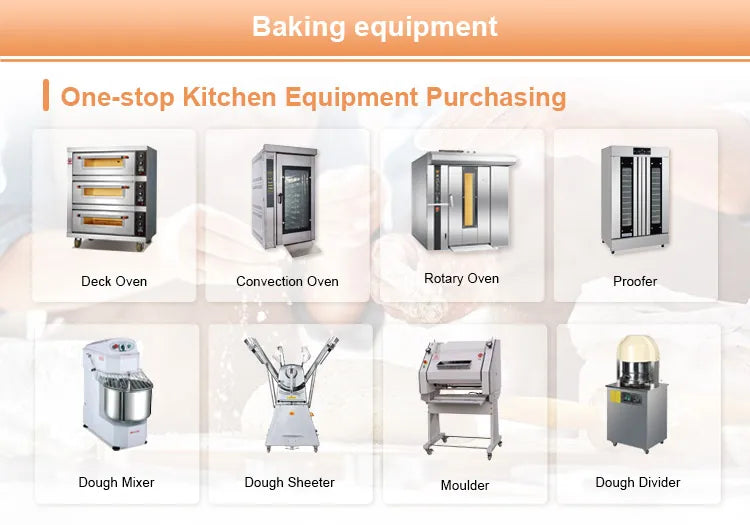 Commercial Electric Gas Automatic Bread Baking Oven Prices / Complete Bakery Equipment Machine For Sale