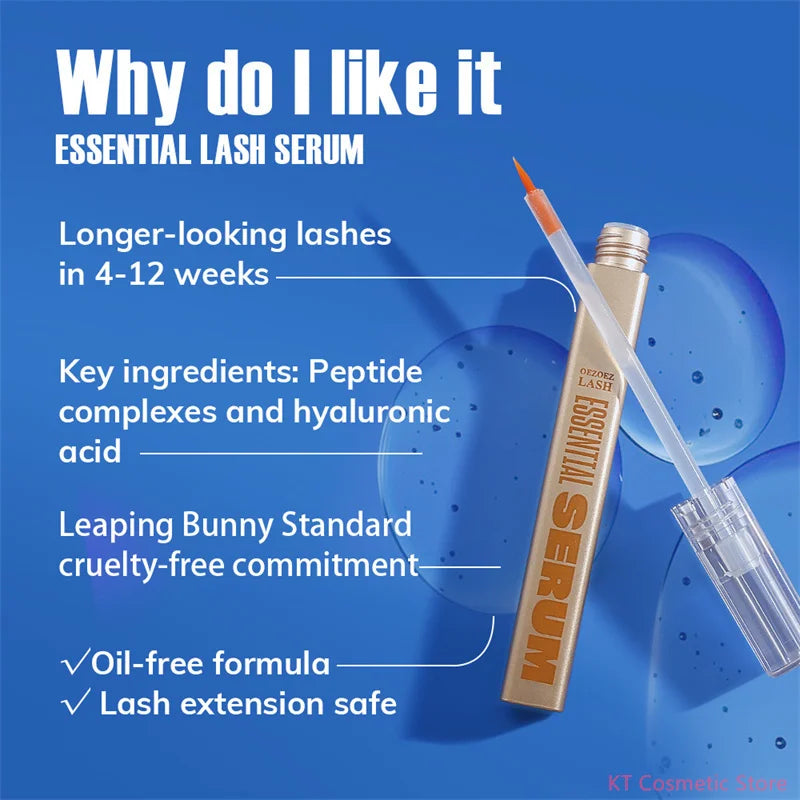 Fast Eyelash Growth Serum Natural Eyelashes Enhancer Longer Thicker Eyebrows Lift Essence Fuller Lashes Eye Care Korean Cosmetic