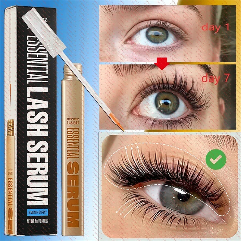 Fast Eyelash Growth Serum Natural Eyelashes Enhancer Longer Thicker Eyebrows Lift Essence Fuller Lashes Eye Care Korean Cosmetic
