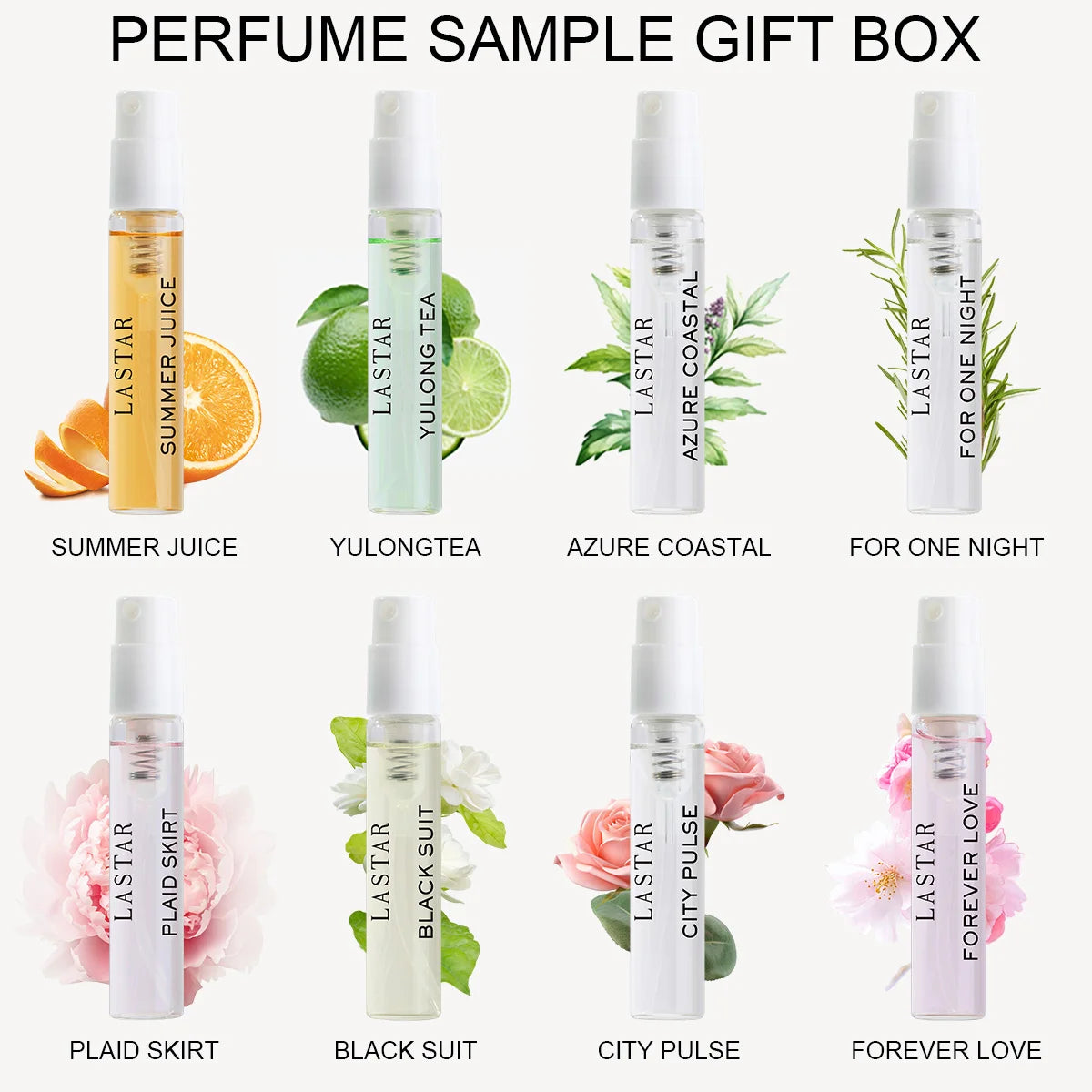 LASTAR Women's Perfume, rare beauty perfume. In Total 24ml/0.8fl.oz，Different scents，Long-Lasting Fragrance,Christmas Present