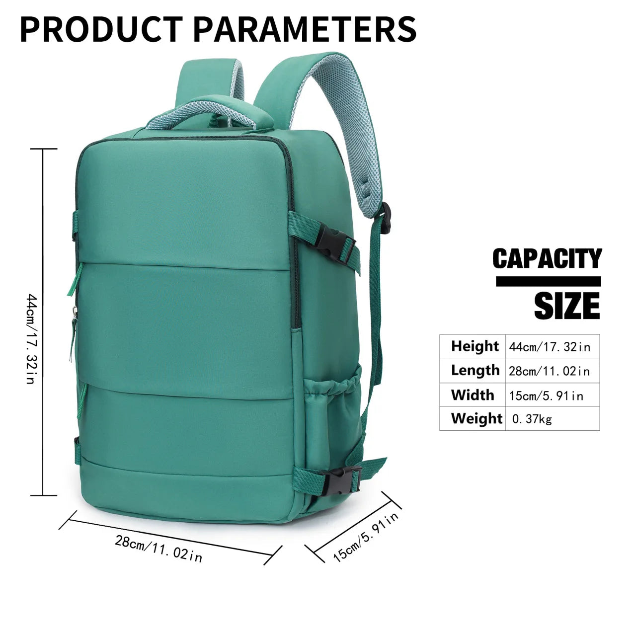 1PCS Waterproof Oxford Fabric Multi-Functional Backpack - Outdoor Travel  Business Luggage with Large Capacity Storage