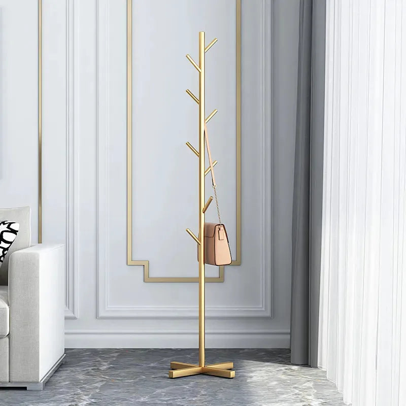 Household Clothes Hanger Floor-standing Bedroom Simple Clothes Hanger Clothes Rack Popular Coat Rack Clothes Hanger Storage