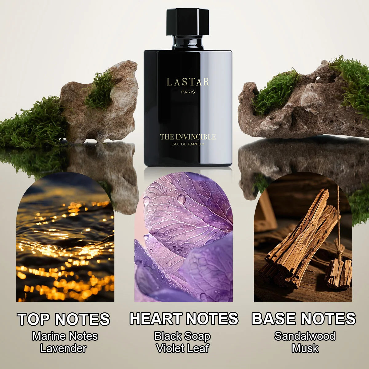 LASTAR Men Perfume , 100ml/3.4fl.oz, hair perfume,Cedar&Musk,Long-Lasting Fragrance, Date Atmosphere,Christmas Gift.